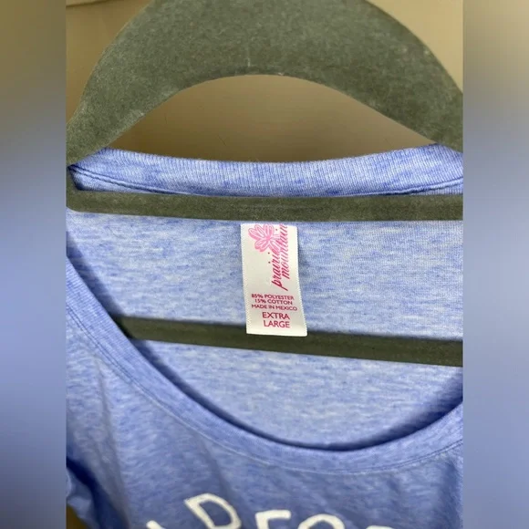 Women’s heathered blue Old Forge Tshirt size XL - Picture 4 of 6